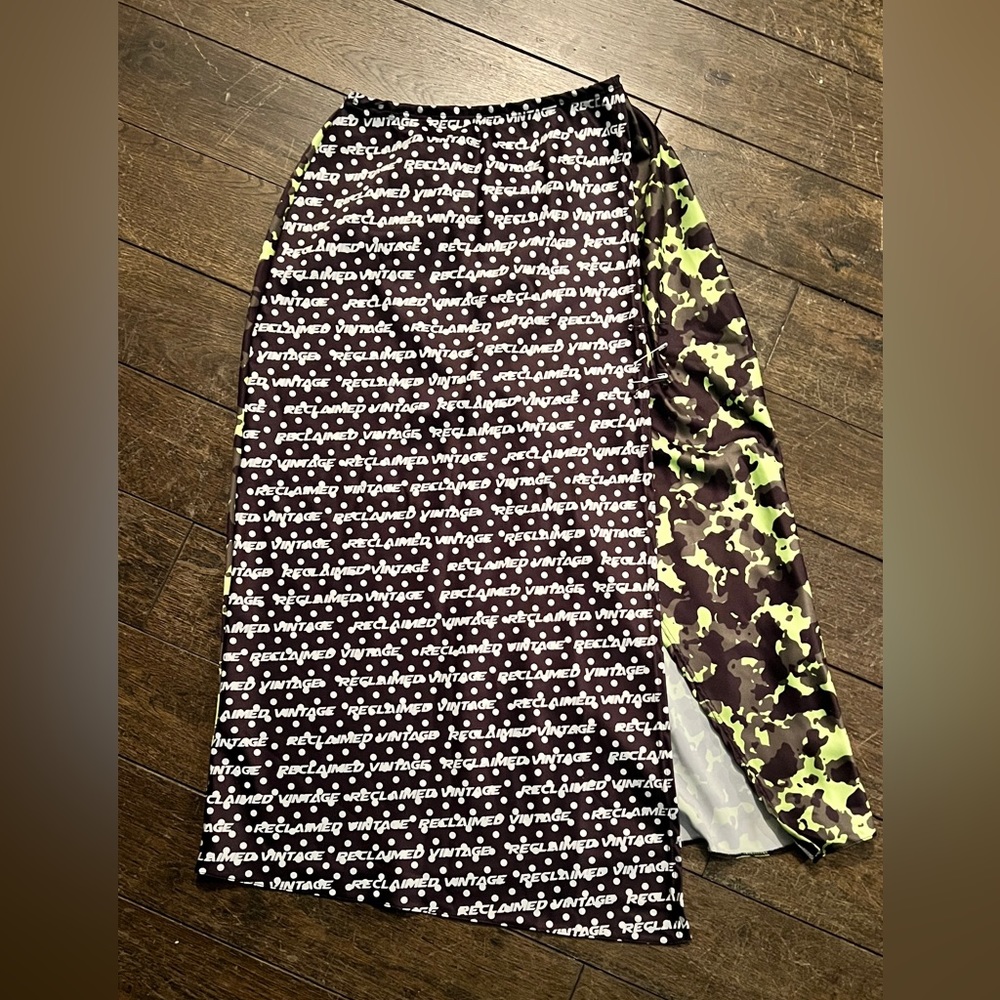 Reclaimed vintage wrap skirt